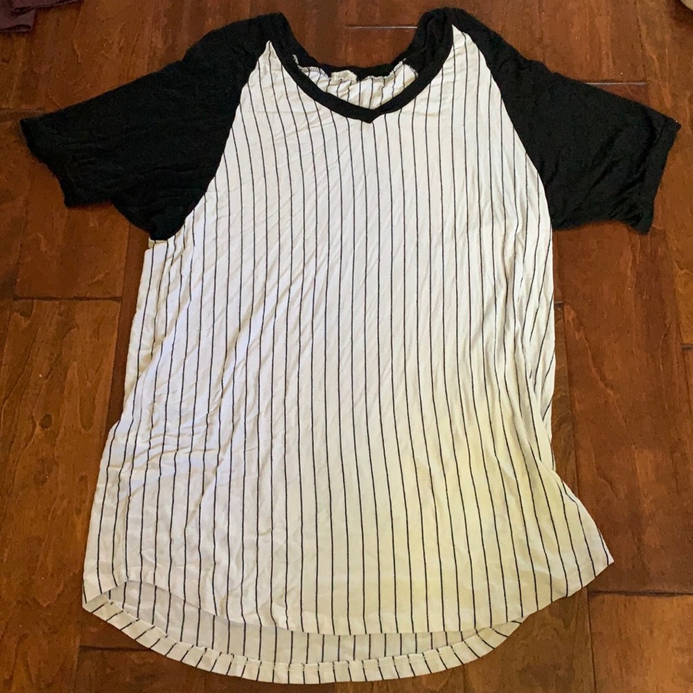 Brandy Melville soft Baseball Tee T shirt Dress